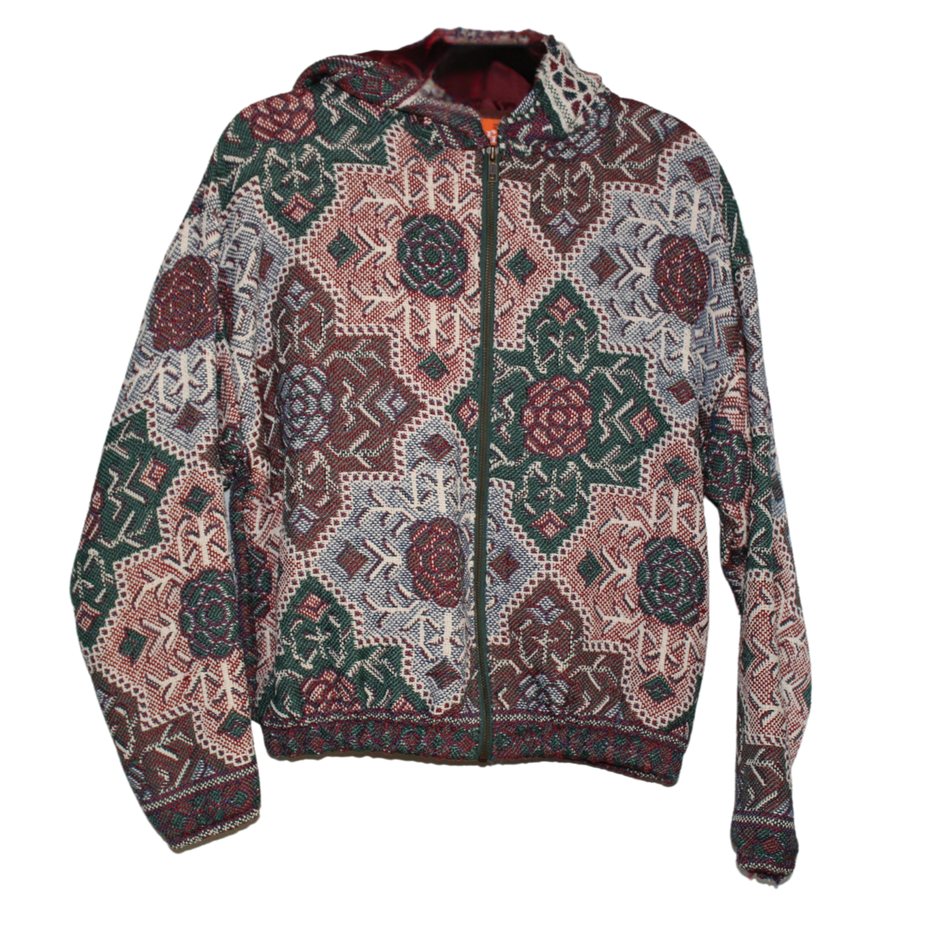 1/1 Tapestry Zip-Up Hoodie